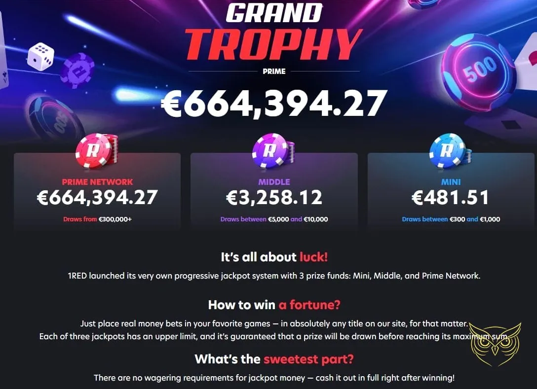 Offre de bonus sportifs disponible sur 1RED