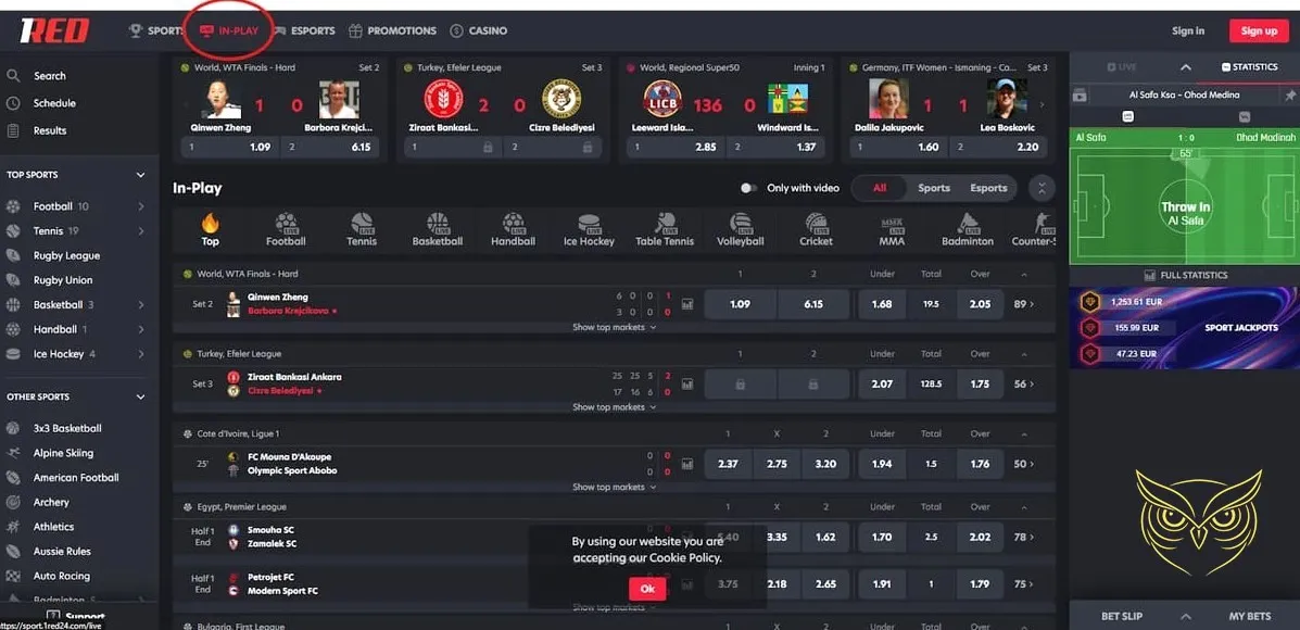 Icône de la loterie du casino 1RED