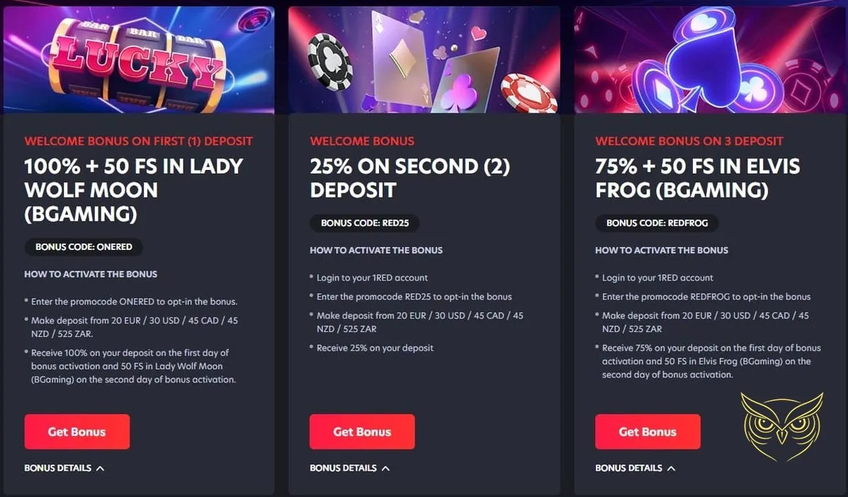 Icône de la section Pari Sportif 1RED