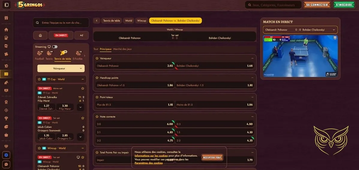 Icône de la section défis 5Gringos Casino