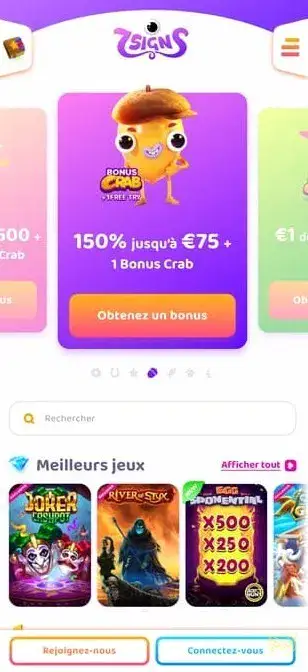 Icône de l'application mobile 7Signs Casino