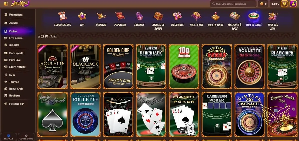 Icône des défis du casino AbuKing.