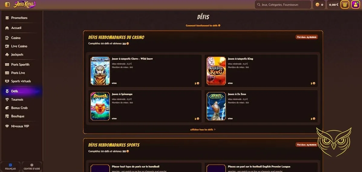 Icône des ligues sportives virtuelles AbuKing Casino.