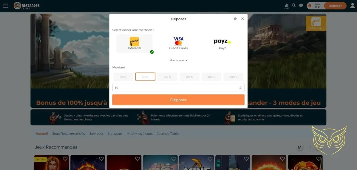 Miniature des jeux de table Alexander Casino.