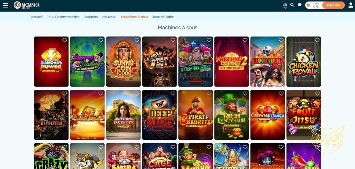 Logo du programme VIP Alexander Casino.