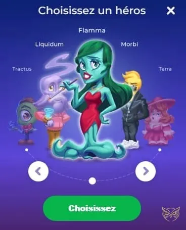 Section des jeux avec croupier en direct Alf Casino.