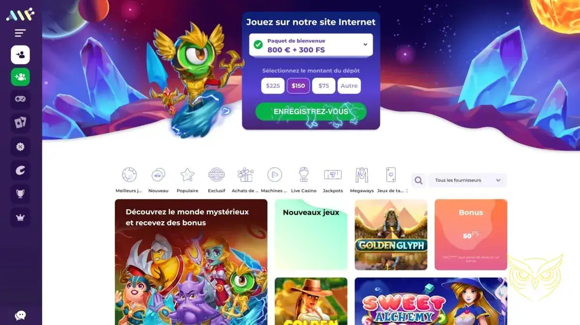 Logo officiel du casino Alf