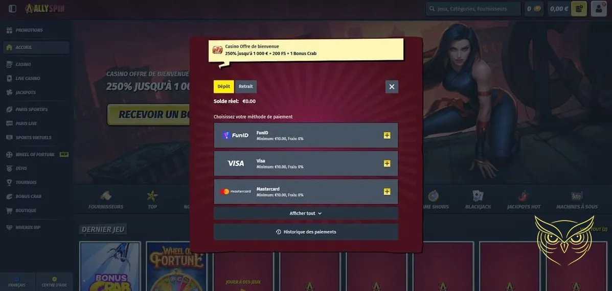 Icône de la section Ligues virtuelles AllySpin