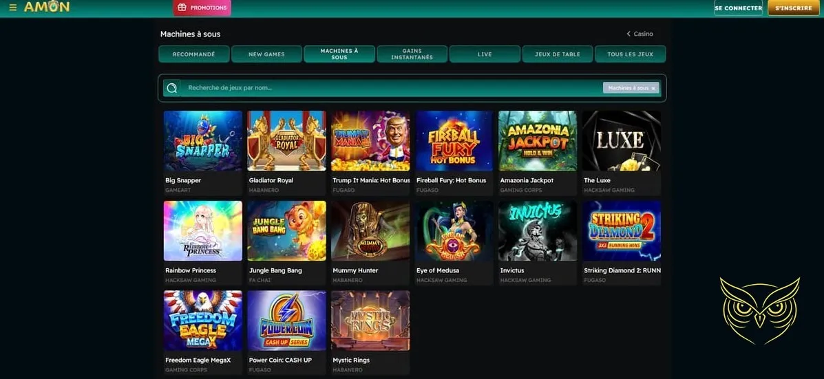 Icône du Service client Amon Casino