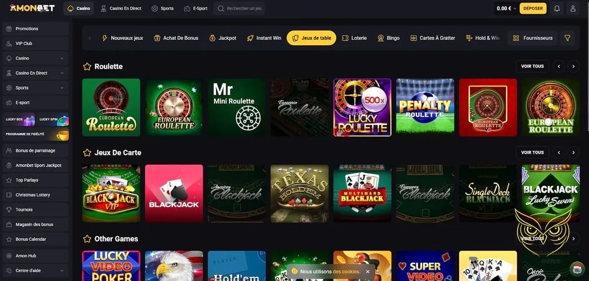 Icône du programme cashback Amonbet Casino