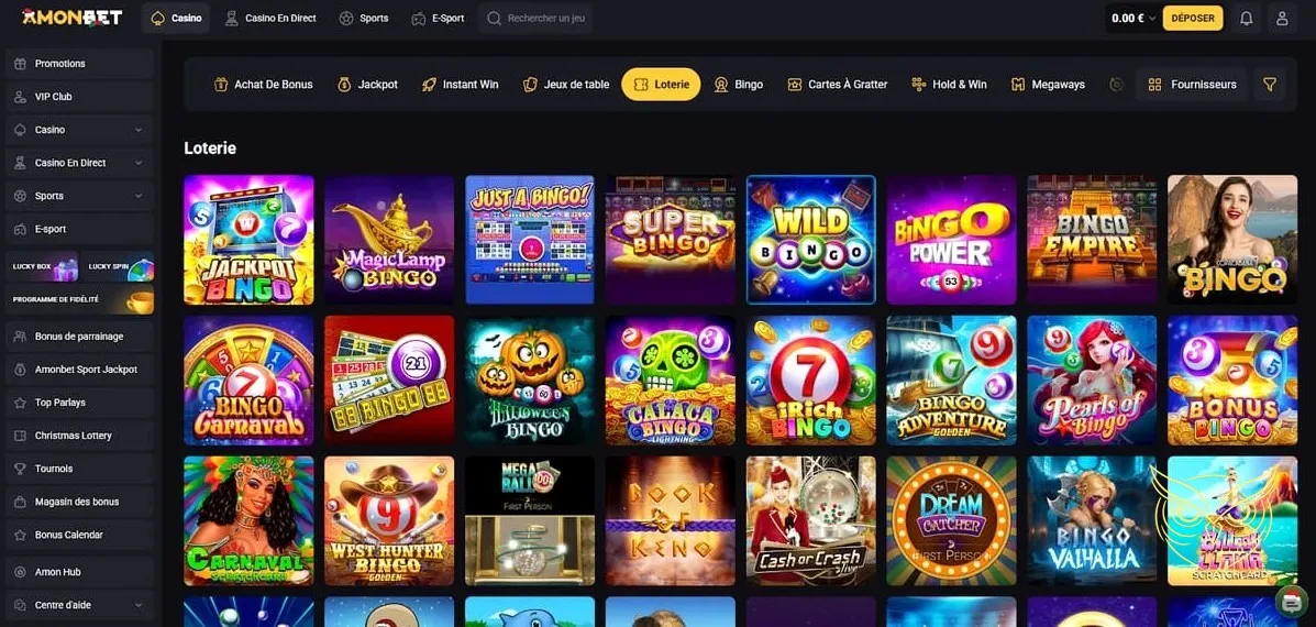 Icône du bonus Highroller Amonbet Casino