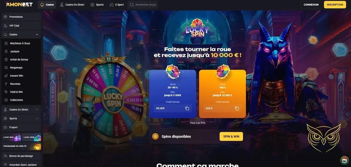 Icône de la Lucky Box Amonbet Casino