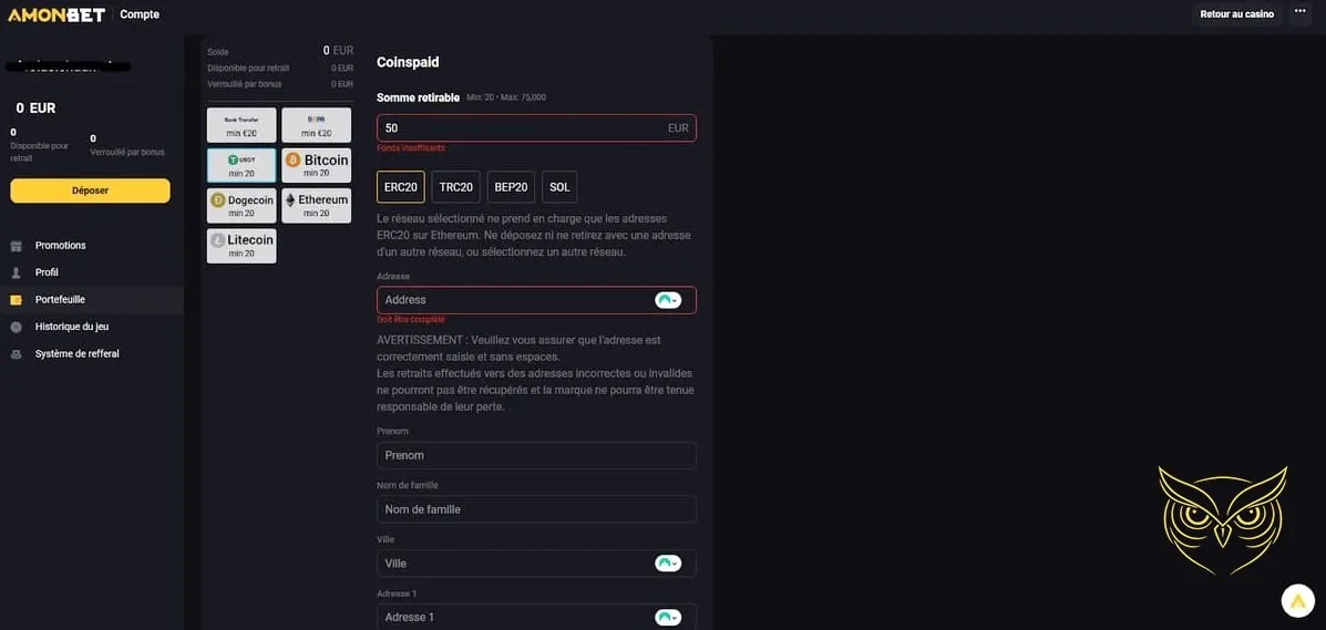 Icône de la méthode de retrait Amonbet Casino