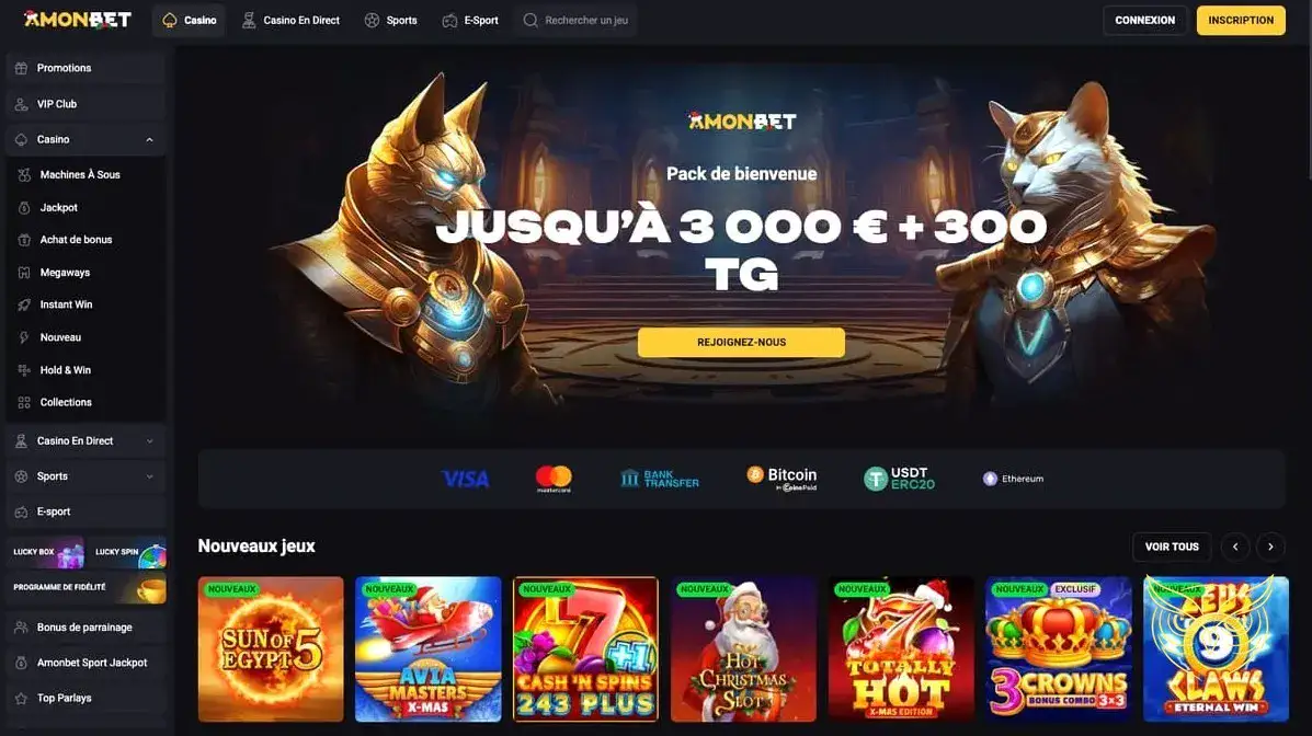 Logo officiel du casino Amonbet Casino