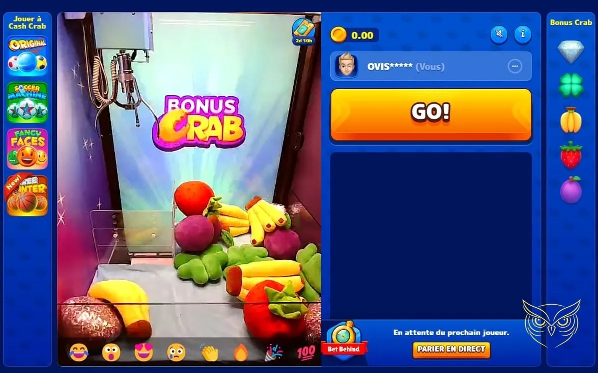 Section machines à sous du casino AmunRa