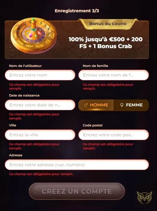 Capture d'écran du test support client AmunRa