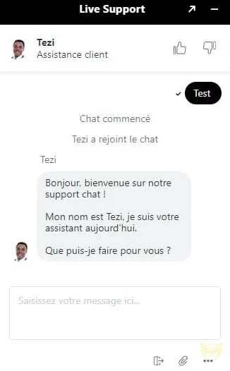 Écran de confirmation d'inscription terminée AmunRa