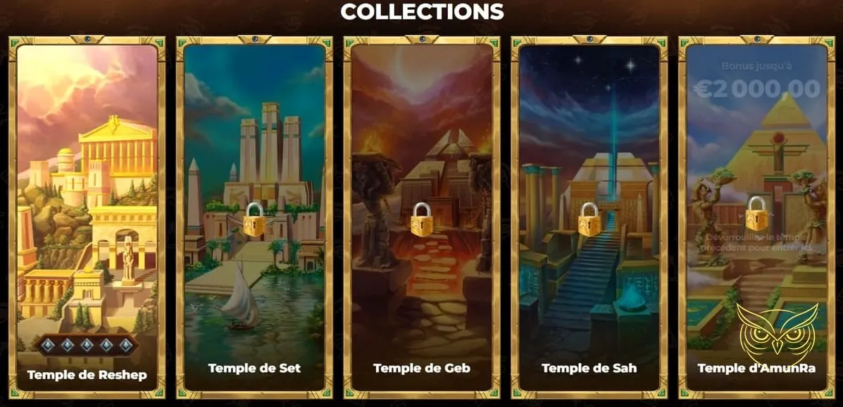 Page des défis hebdomadaires AmunRa