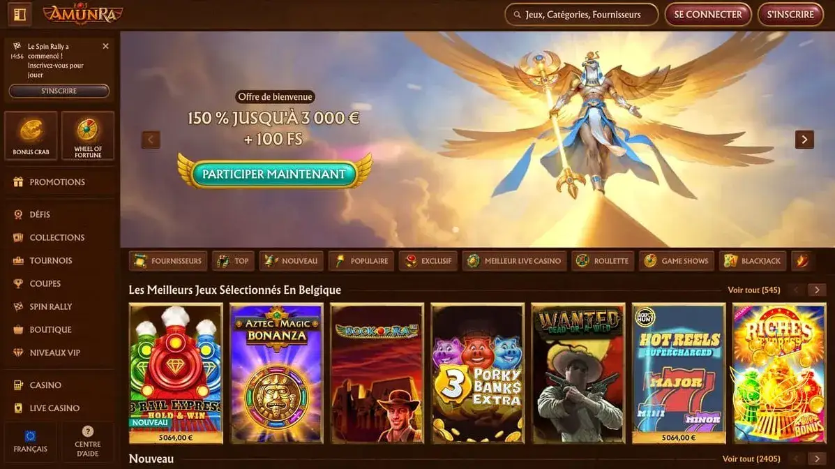 Logo du casino AmunRa