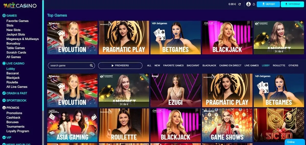 Icône du Club de fidélité du casino Art