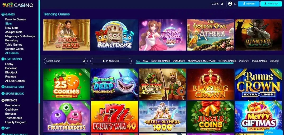 Icône du Club VIP du casino Art