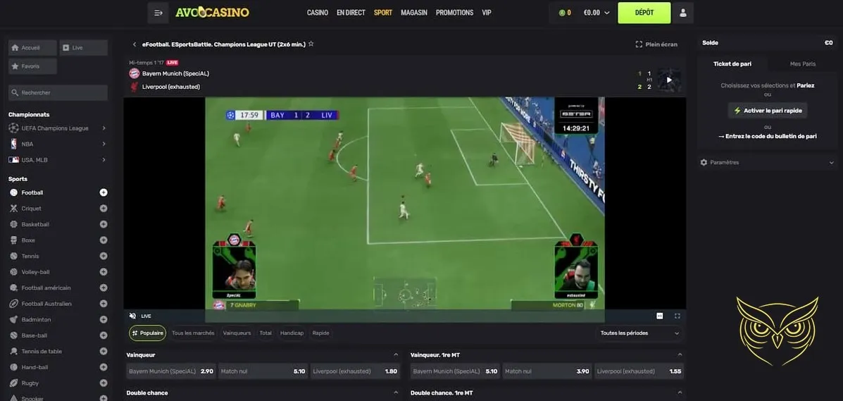 Icône symbolisant le processus de dépôt Avocasino.