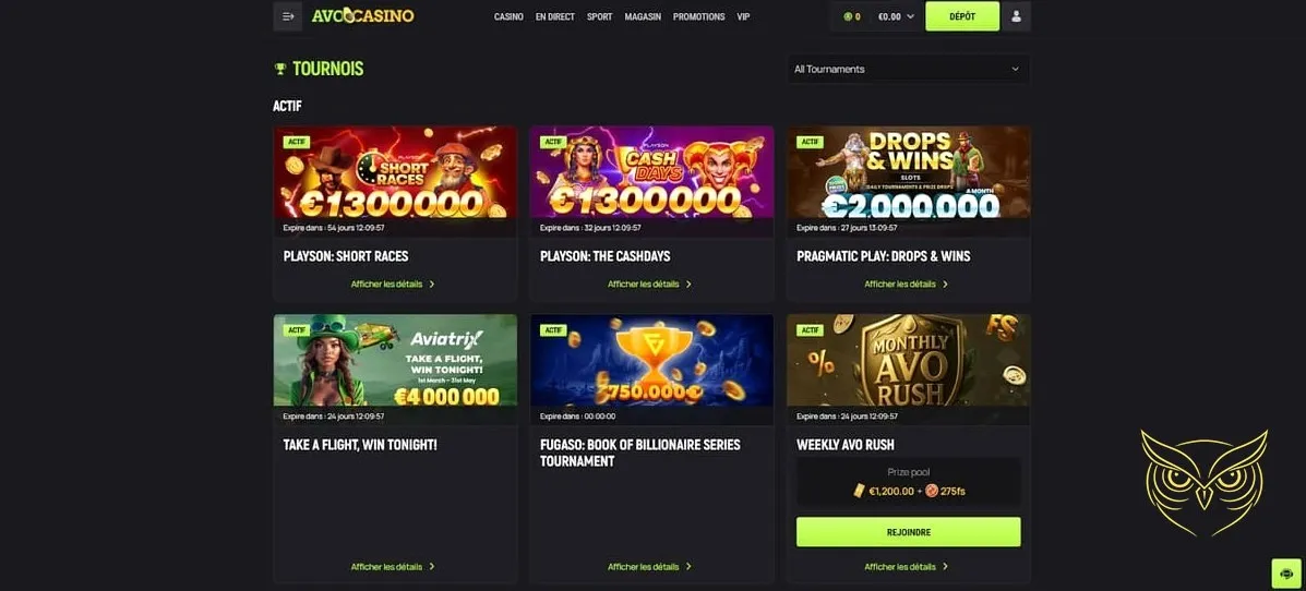 Icône de la section FAQ du casino Avocasino.