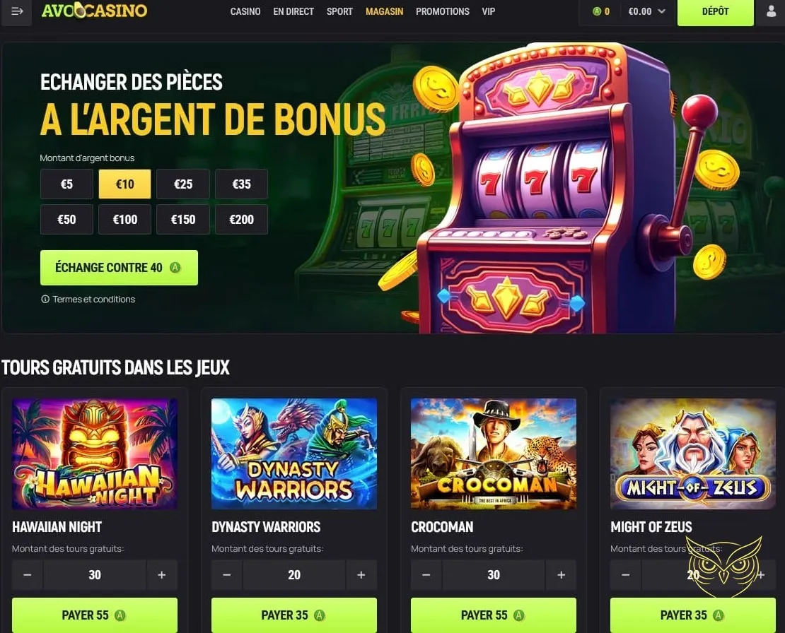 Miniature des jeux de crash Avocasino Casino.