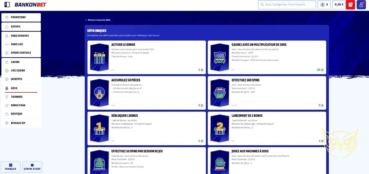 Icône jeux à jackpot Bankonbet Casino