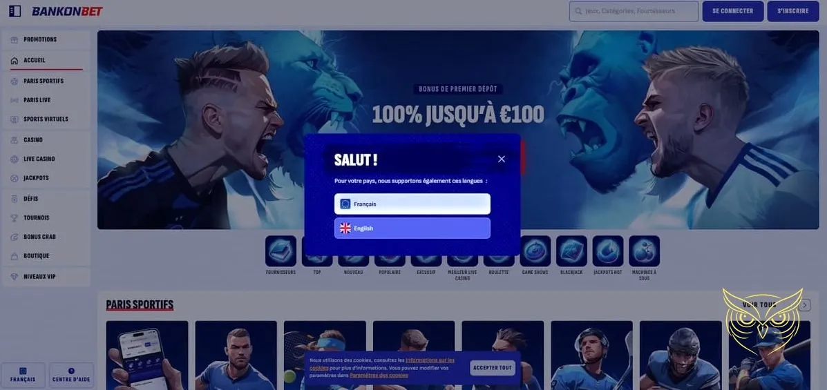 Icône des défis hebdomadaires Bankonbet Casino