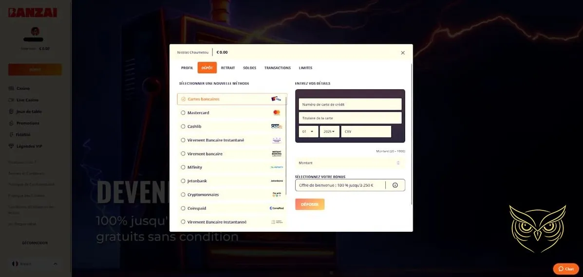 Icône de la catégorie Mini jeux du casino Banzai