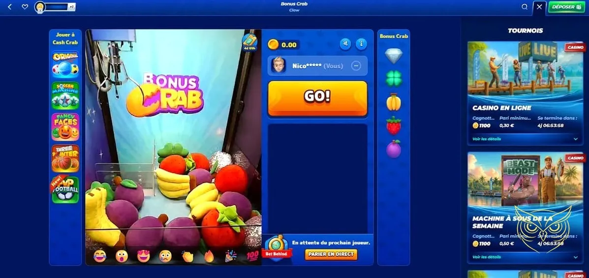 Section Meilleur Live Casino BassBet