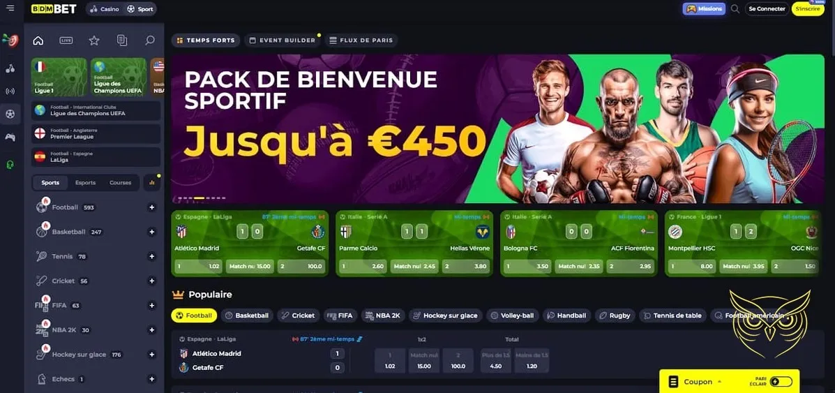 Icône du support client par chat BDMbet