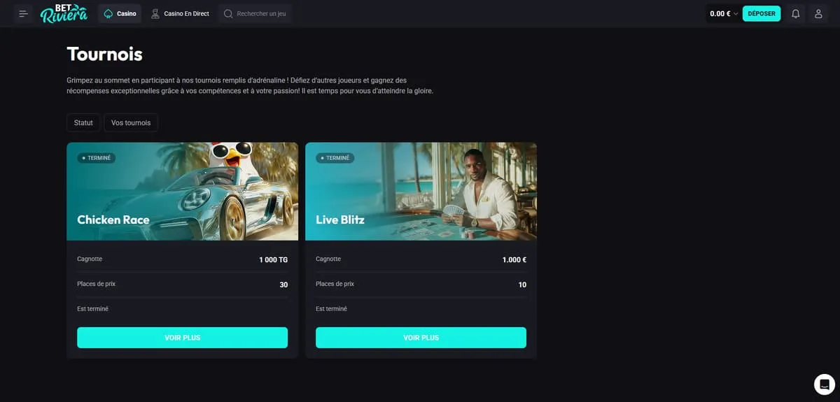 Cashback casino en direct