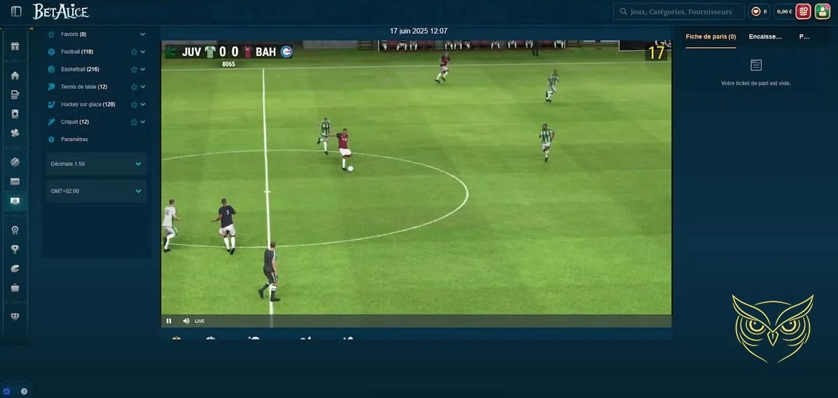 Icône de la section Tournois BetAlice Casino