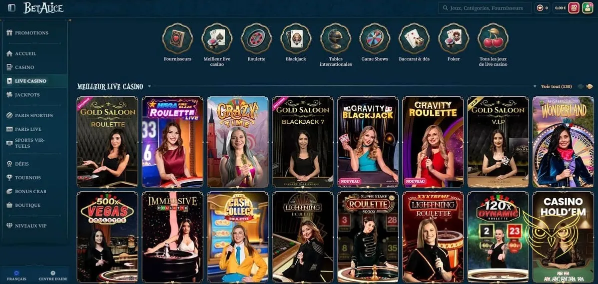 Icône du Bonus Crab du BetAlice Casino