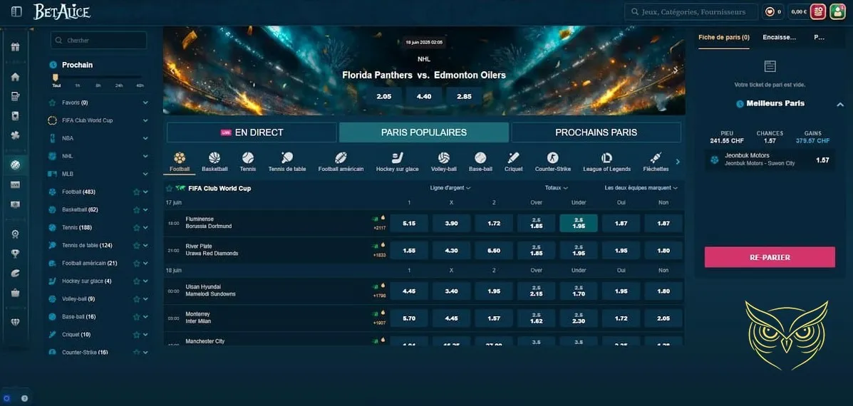 Icône de la section Club VIP BetAlice Casino