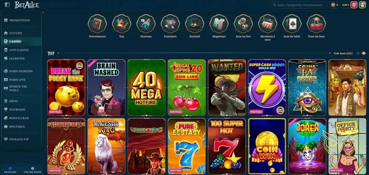 Icône des Conditions Générales de Vente BetAlice