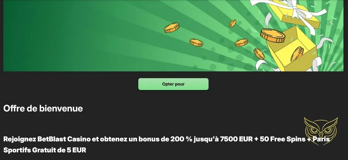 Icône de l'offre de paris sportifs Betblast Casino