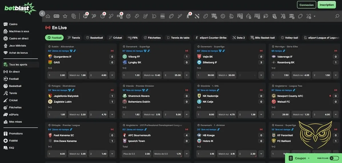 Icône pour effectuer un dépôt Betblast Casino
