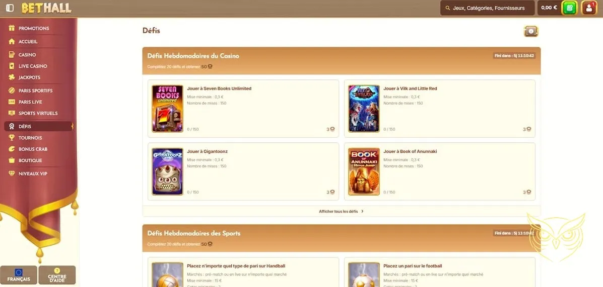 Icône de section paris sportifs BetHall