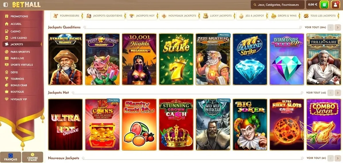 Icône de bonus de bienvenue BetHall Casino