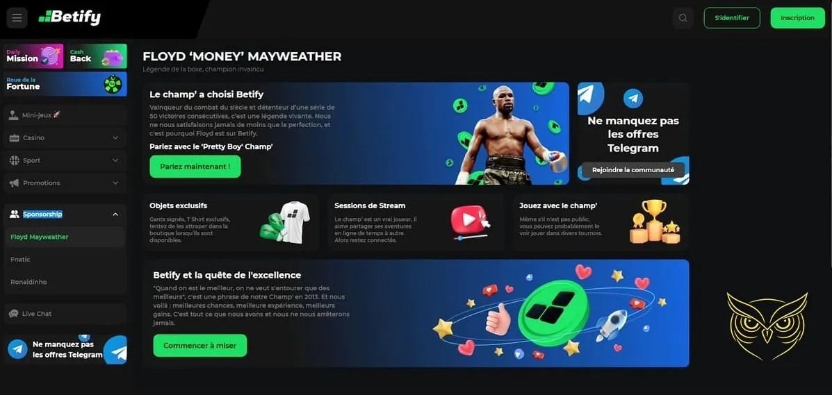 Icône de la section dépôt du casino Betify