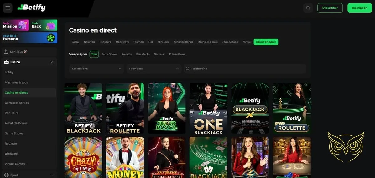 Icône du bonus de bienvenue sport Betify Casino