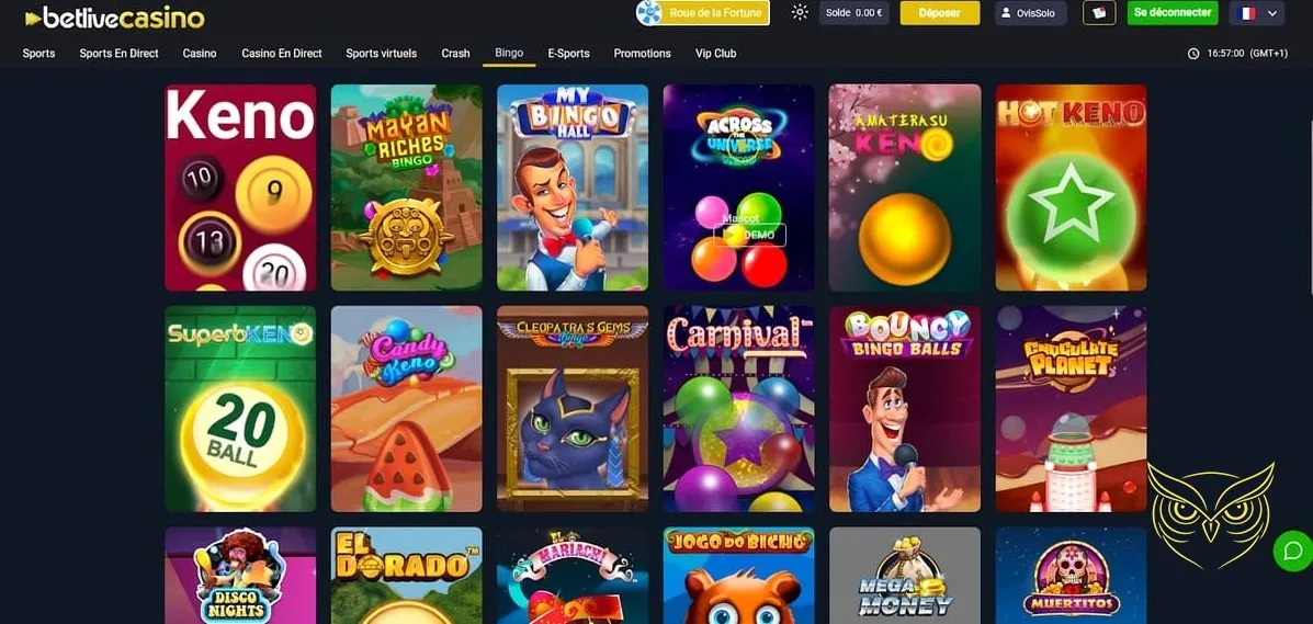 Icône de la section Sport BetLive Casino