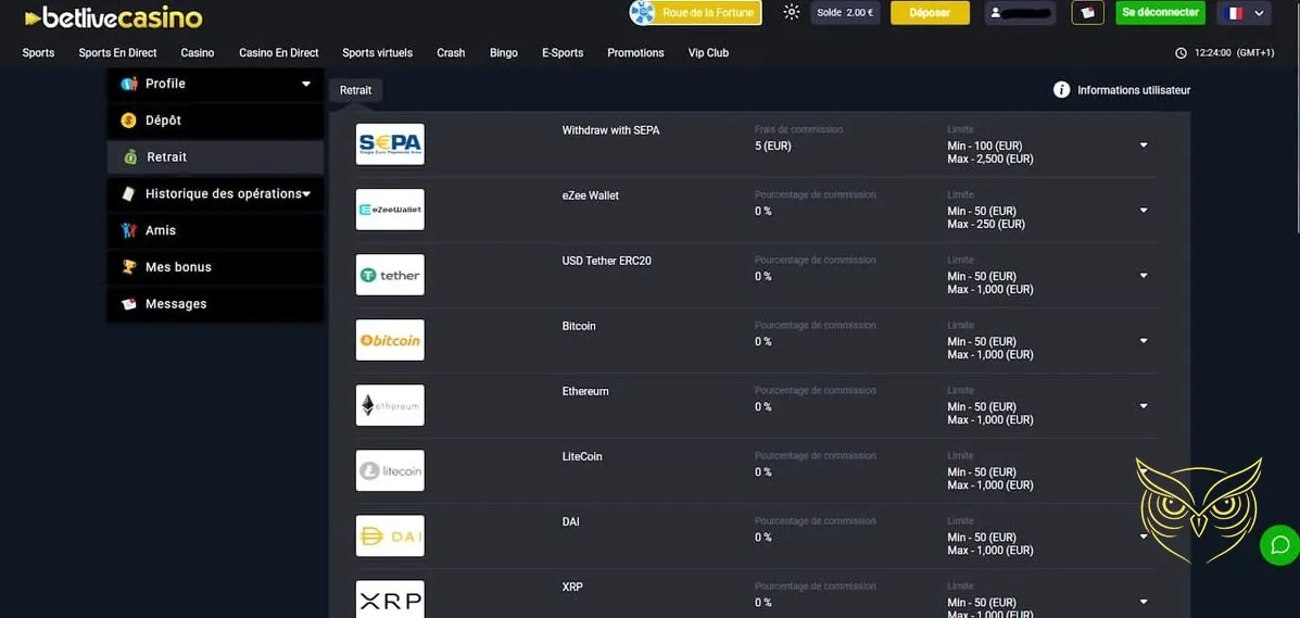 Icône du Club VIP BetLive Casino