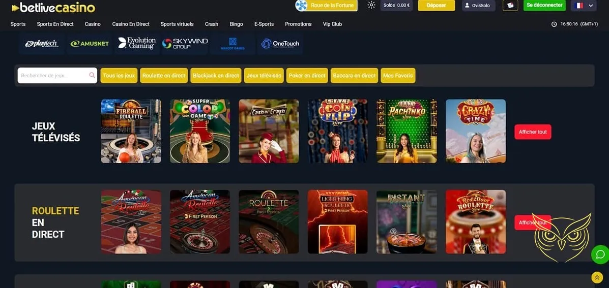 Icône de la section Sports virtuels BetLive Casino