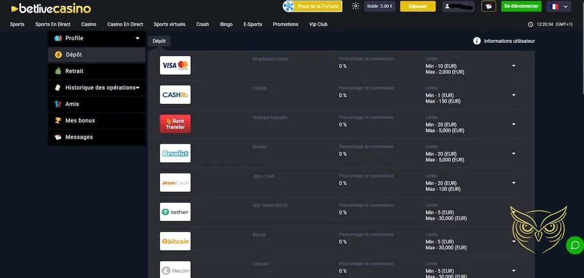 Icône de la catégorie jeux de table BetLive Casino