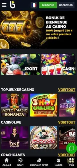 Icône de l'application mobile Betlive Casino