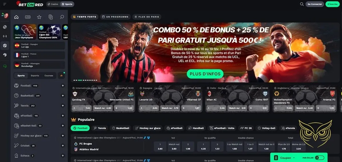 Icône du programme VIP Bet On Red Casino